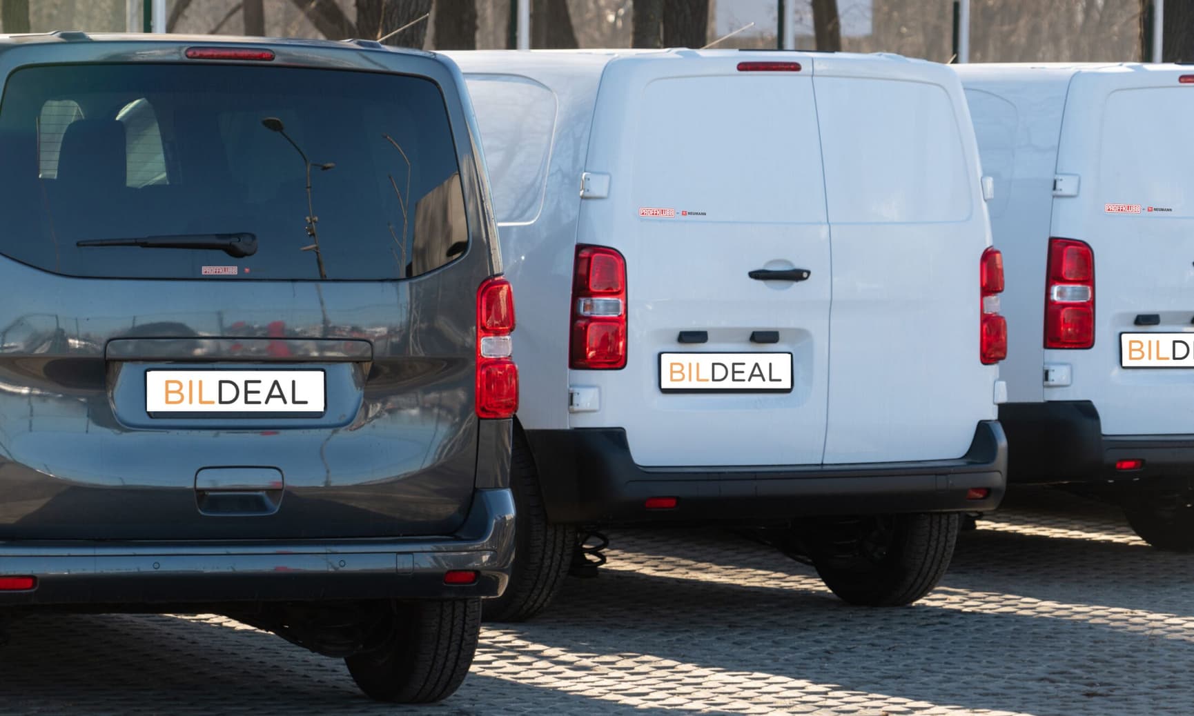 Parkerte varebiler Bildeal Proffklubb partnere