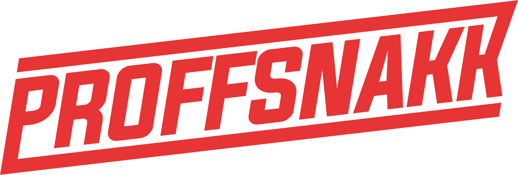 Rød logo Proffsnakk Neumann Bygg Fagfolk